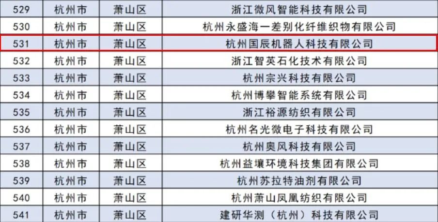 國辰被評為2023省級(jí)專精特新中小企業(yè)